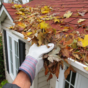 how to clean gutters